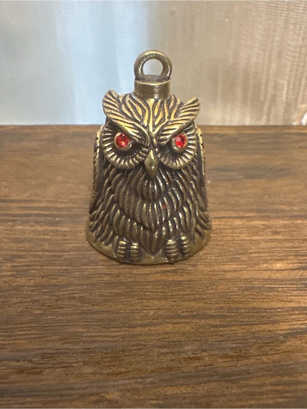 Miniature Brass Owl Charm Bell Collectible Figurine - Picture 12 of 14